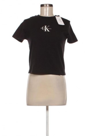 Дамска тениска Calvin Klein Jeans, Размер S, Цвят Черен, Цена 30,67 €
