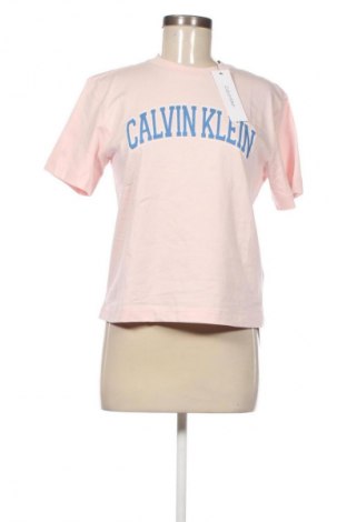 Damen T-Shirt Calvin Klein Jeans, Größe XXS, Farbe Rosa, Preis 42,99 €