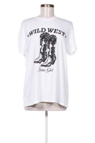 Γυναικείο t-shirt Fb Sister, Μέγεθος XXL, Χρώμα Λευκό, Τιμή 9,00 €