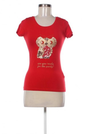 Damen T-Shirt Motivi, Größe S, Farbe Rot, Preis € 9,21