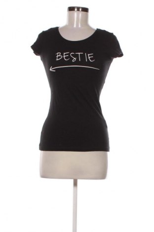 Damen T-Shirt Sinsay, Größe XS, Farbe Schwarz, Preis € 14,37