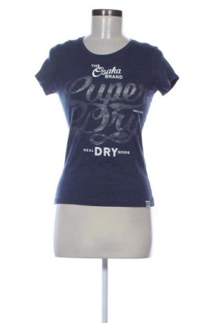 Damen T-Shirt Superdry, Größe S, Farbe Blau, Preis € 8,99
