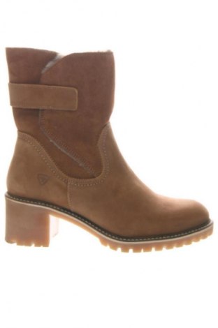 Damskie kozaki Tamaris, Rozmiar 40, Kolor Brązowy, Cena 452,99 zł