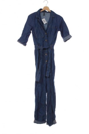 Дамски дълъг гащеризон H&M Divided, Размер XS, Цвят Син, Цена 10,73 €