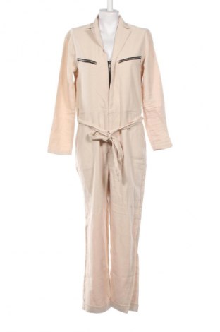 Langer Damen-Overall Stradivarius, Größe M, Farbe Ecru, Preis 24,54 €