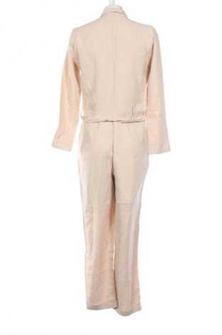 Langer Damen-Overall Stradivarius, Größe M, Farbe Ecru, Preis 24,54 €