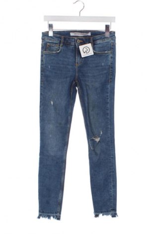 Dámske džínsy  Zara, Veľkosť S, Farba Modrá, Cena  14,00 €