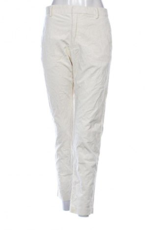 Dámské manšestráky  H&M, Velikost L, Barva Krémová, Cena  219,00 Kč