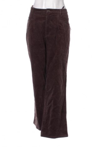 Dámské manšestráky  Kingfield, Velikost XL, Barva Hnědá, Cena  259,00 Kč