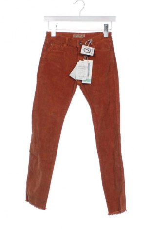 Damen Cordhose Pull&Bear, Größe XXS, Farbe Orange, Preis 24,00 €