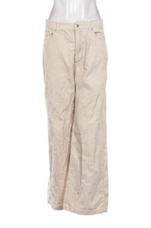 Női kordbársony nadrág Pull&Bear, Méret L, Szín Bézs, Ár 3 989 Ft