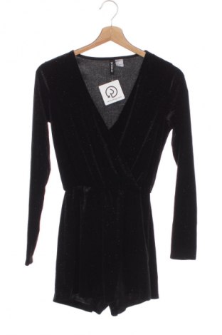Kurzer Damenoverall H&M Divided, Größe XXS, Farbe Schwarz, Preis 8,99 €