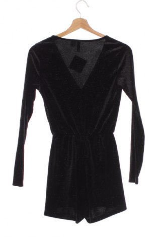 Kurzer Damenoverall H&M Divided, Größe XXS, Farbe Schwarz, Preis 8,99 €