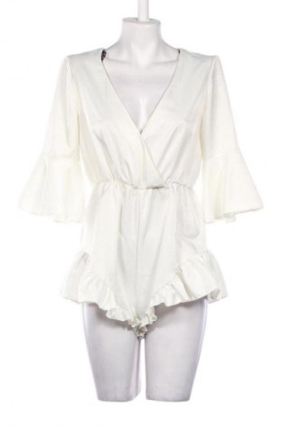 Női rövid overál Missguided, Méret S, Szín Fehér, Ár 8 251 Ft