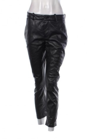 Γυναικείο παντελόνι δερμάτινο Zara, Μέγεθος L, Χρώμα Μαύρο, Τιμή 51,99 €