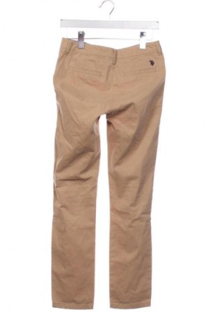 Női nadrág U.S. Polo Assn., Méret S, Szín Bézs, Ár 13 099 Ft