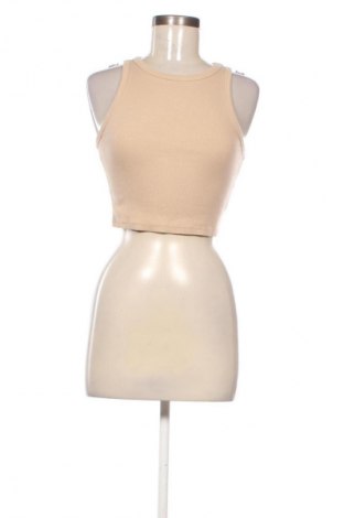 Γυναικείο αμάνικο μπλουζάκι H&M, Μέγεθος S, Χρώμα  Μπέζ, Τιμή 12,00 €