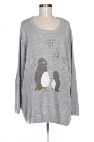Дамски пуловер C&A, Размер 3XL, Цвят Сив, Цена 13,29 €