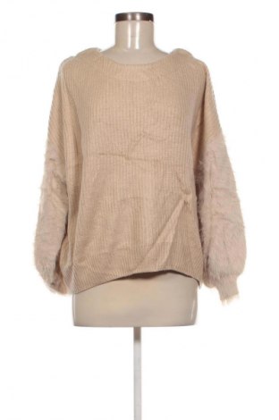 Damenpullover Global Work, Größe L, Farbe Beige, Preis € 14,99