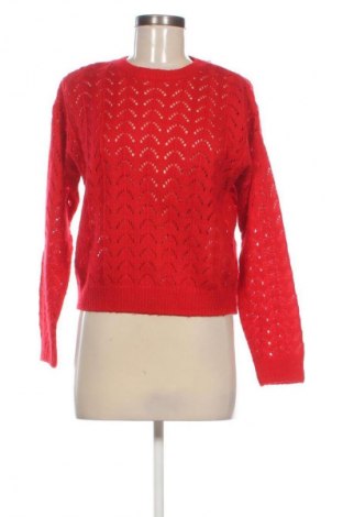 Дамски пуловер H&M Divided, Размер S, Цвят Червен, Цена 14,18 €