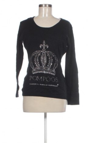 Γυναικείο πουλόβερ Pompoos Design By Harald Gloockler, Μέγεθος M, Χρώμα Μαύρο, Τιμή 25,99 €