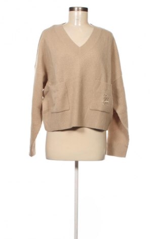 Γυναικείο πουλόβερ Tommy Hilfiger, Μέγεθος XL, Χρώμα Καφέ, Τιμή 154,99 €