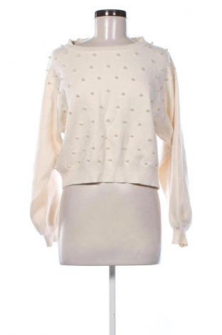 Дамски пуловер Zara, Размер S, Цвят Екрю, Цена 14,00 €