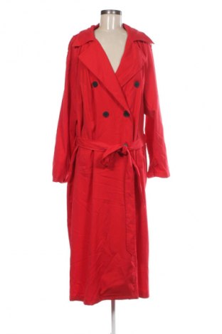Damen Trench Coat SHEIN, Größe 4XL, Farbe Rot, Preis € 16,99