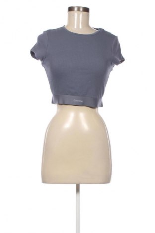 Damski sportowy top Calvin Klein, Rozmiar S, Kolor Niebieski, Cena 207,99 zł