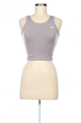 Γυναίκειο αθλητικό τοπ Under Armour, Μέγεθος XS, Χρώμα Γκρί, Τιμή 16,99 €