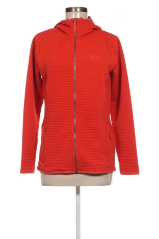 Damen Sweatshirt Jack Wolfskin, Größe M, Farbe Rot, Preis 32,99 €