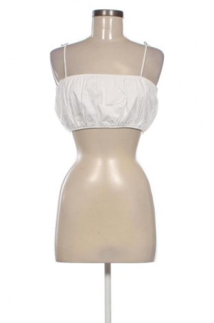Γυναικείο τοπ Bershka, Μέγεθος L, Χρώμα Λευκό, Τιμή 15,00 €