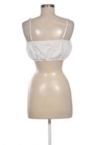 Γυναικείο τοπ Bershka, Μέγεθος L, Χρώμα Λευκό, Τιμή 15,00 €