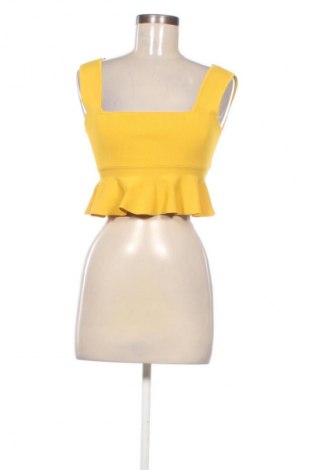 Дамски топ Zara, Размер S, Цвят Жълт, Цена 7,66 €