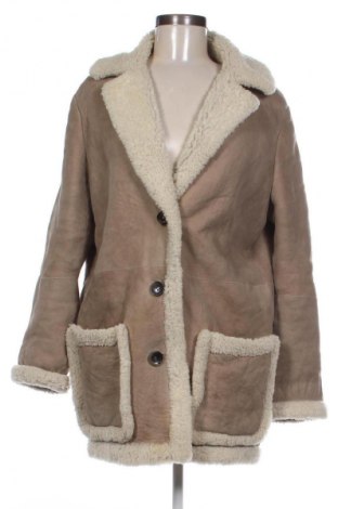 Damen Ledermantel Maje, Größe M, Farbe Beige, Preis € 759,19