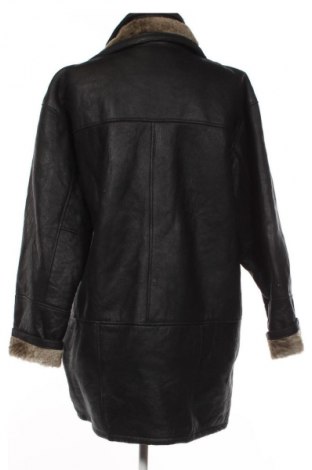 Δερμάτινο γυναικείο παλτό Unbranded, Μέγεθος XXL, Χρώμα Μαύρο, Τιμή 132,99 €
