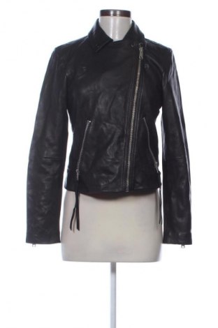 Női bőrdzseki AllSaints, Méret M, Szín Fekete, Ár 111 570 Ft