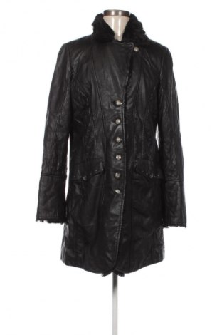 Damen Lederjacke Biba, Größe M, Farbe Schwarz, Preis 56,99 €