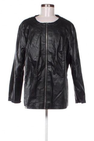 Дамско кожено яке Bpc Bonprix Collection, Размер XXL, Цвят Черен, Цена 21,47 €