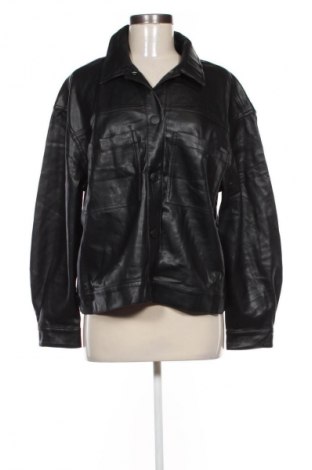 Női bőrdzseki Calvin Klein Jeans, Méret XL, Szín Fekete, Ár 18 489 Ft