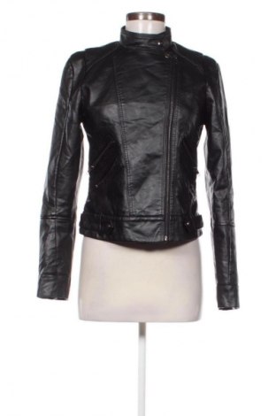 Damen Lederjacke Chic Et Jeune, Größe S, Farbe Schwarz, Preis € 27,99