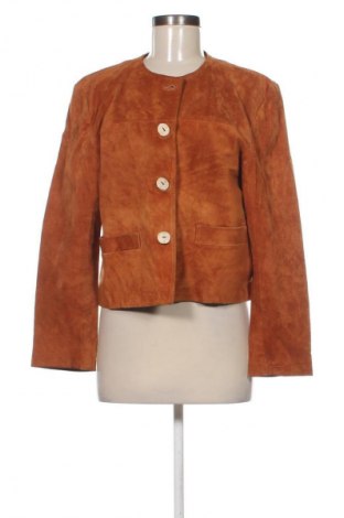 Γυναικείο δερμάτινο μπουφάν Elegance, Μέγεθος L, Χρώμα Καφέ, Τιμή 217,61 €