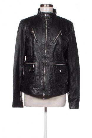 Dámska kožená bunda  Geox, Veľkosť L, Farba Čierna, Cena  217,61 €