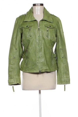 Γυναικείο δερμάτινο μπουφάν Gipsy, Μέγεθος L, Χρώμα Πράσινο, Τιμή 102,99 €