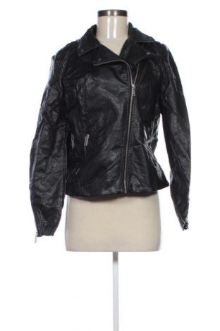 Дамско кожено яке H&M, Размер L, Цвят Черен, Цена 19,94 €