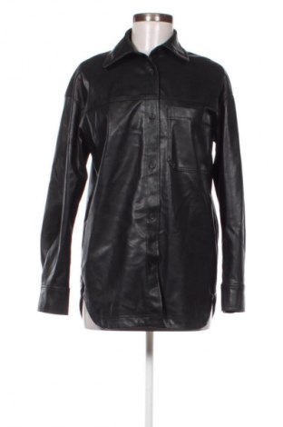 Γυναικείο δερμάτινο μπουφάν H&M, Μέγεθος XS, Χρώμα Μαύρο, Τιμή 24,99 €