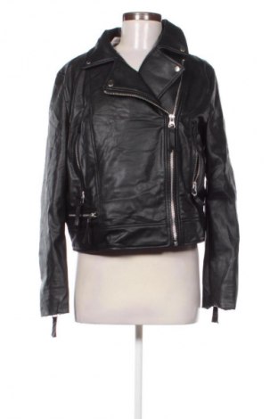 Női bőrdzseki H&M, Méret M, Szín Fekete, Ár 8 949 Ft