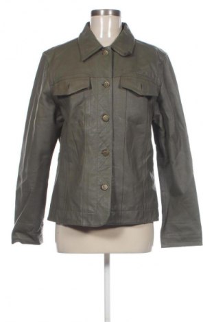 Дамско кожено яке KappAhl, Размер XL, Цвят Зелен, Цена 52,66 €