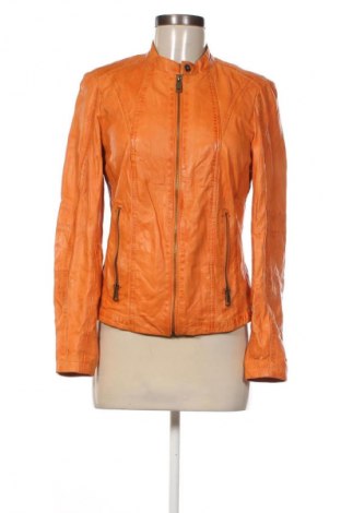 Дамско кожено яке Manguun, Размер S, Цвят Оранжев, Цена 40,90 €