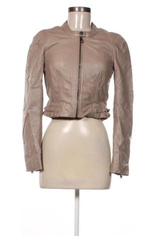 Damen Lederjacke Mexx, Größe S, Farbe Beige, Preis € 70,99